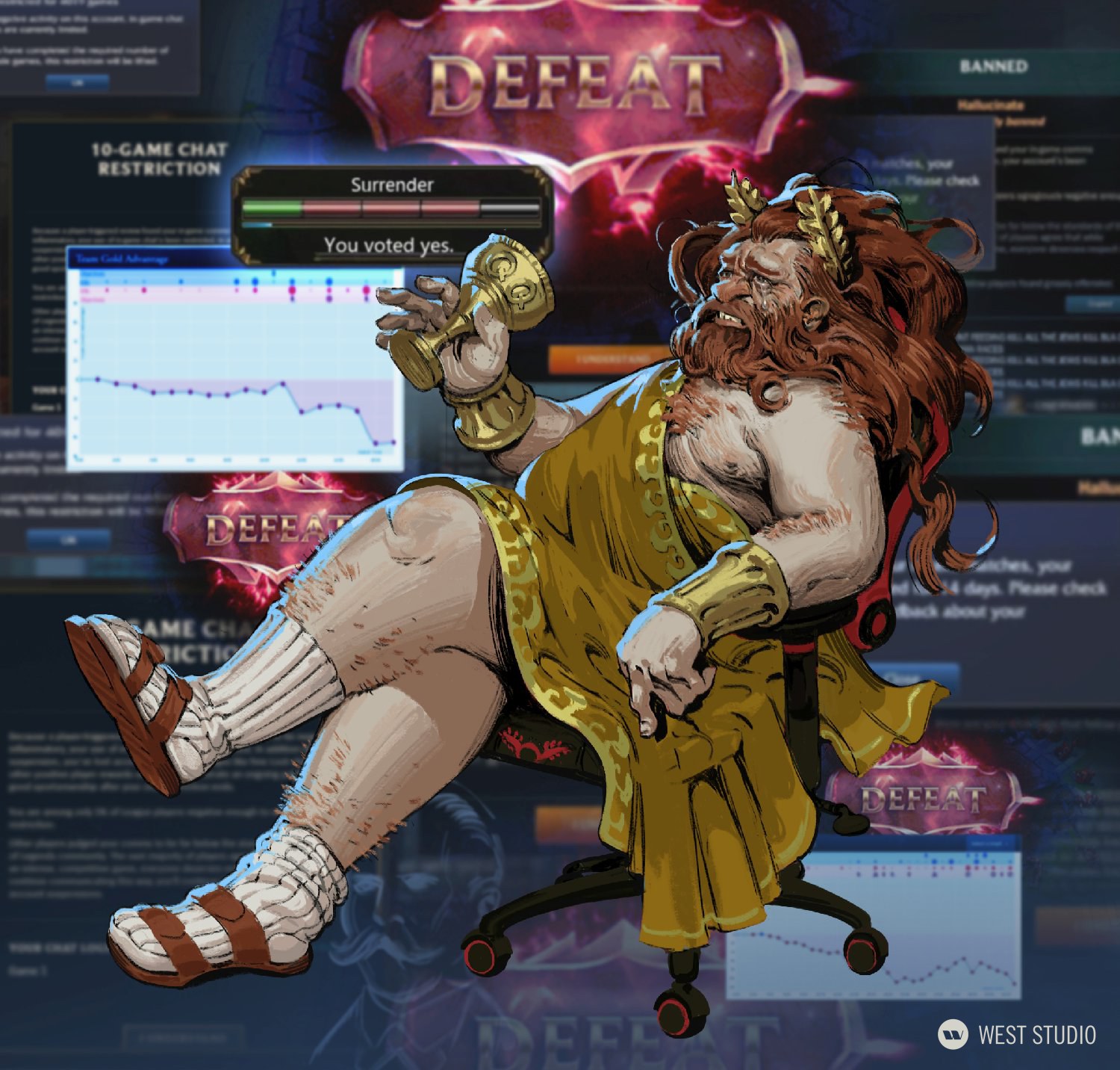 Riot Games, Tilt, Key Art, Storyboards, Character Design, West Studio, Visual Development, Narrative Design, TV, Commercial 