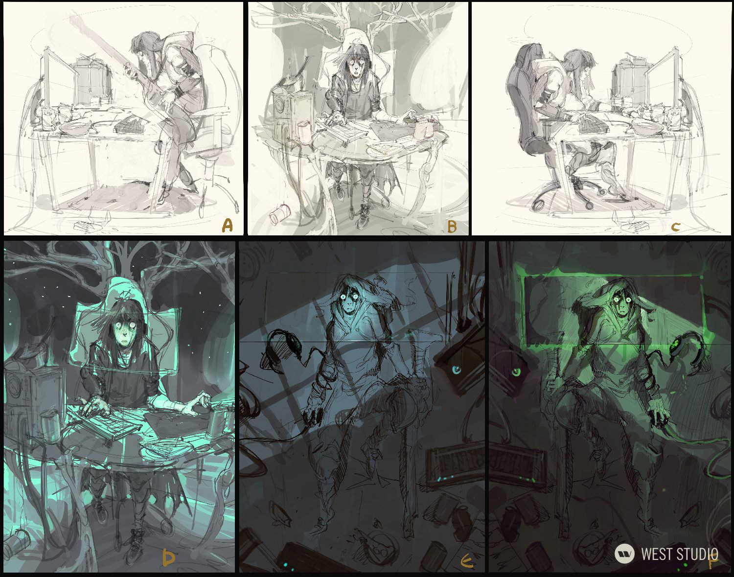 Riot Games, Tilt, Key Art, Storyboards, Character Design, West Studio, Visual Development, Narrative Design, TV, Commercial 