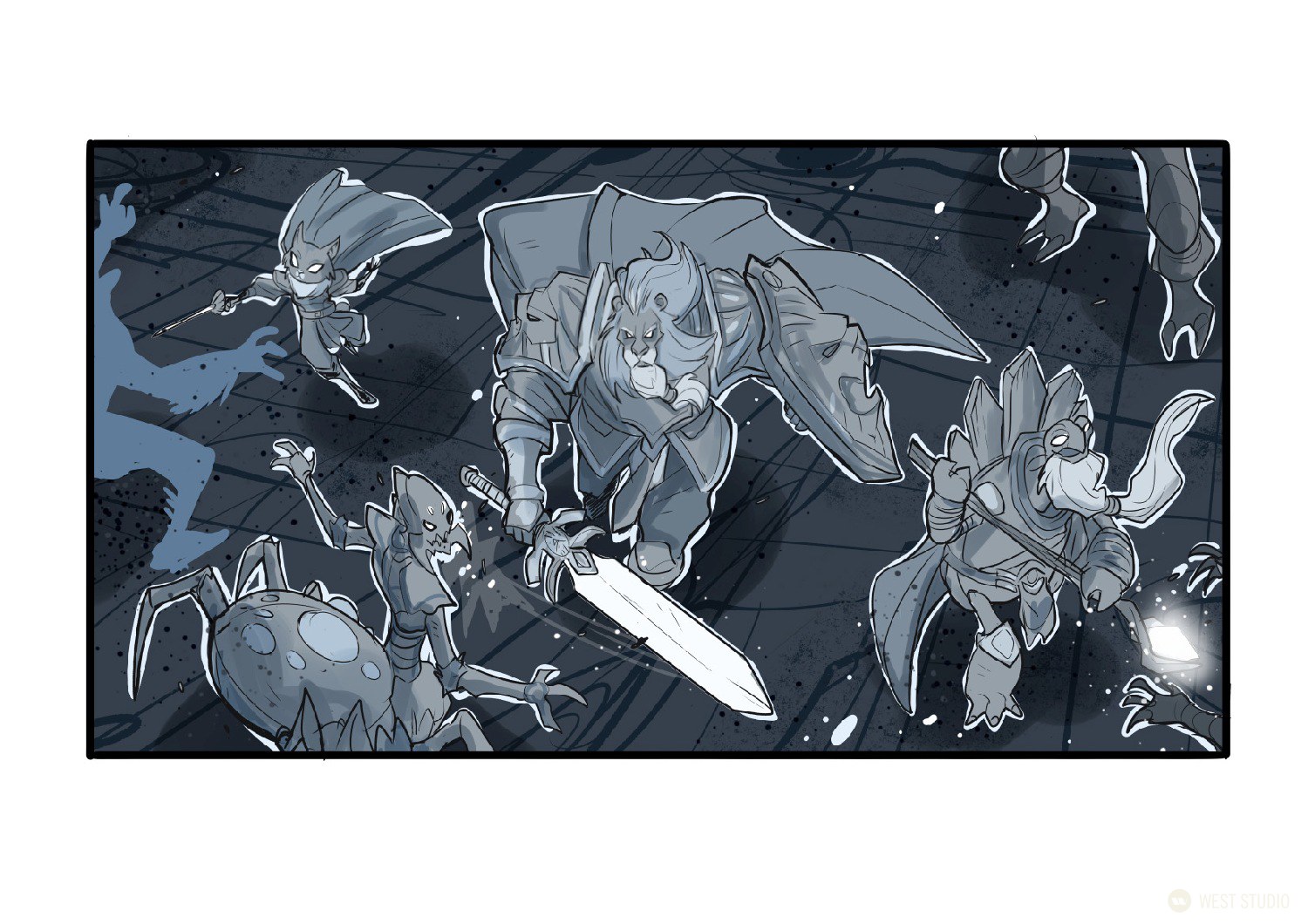 Arcanium, Supercombo Games, Concept Art, Key Art, Narrative, Animation, Cinematic, Trailer