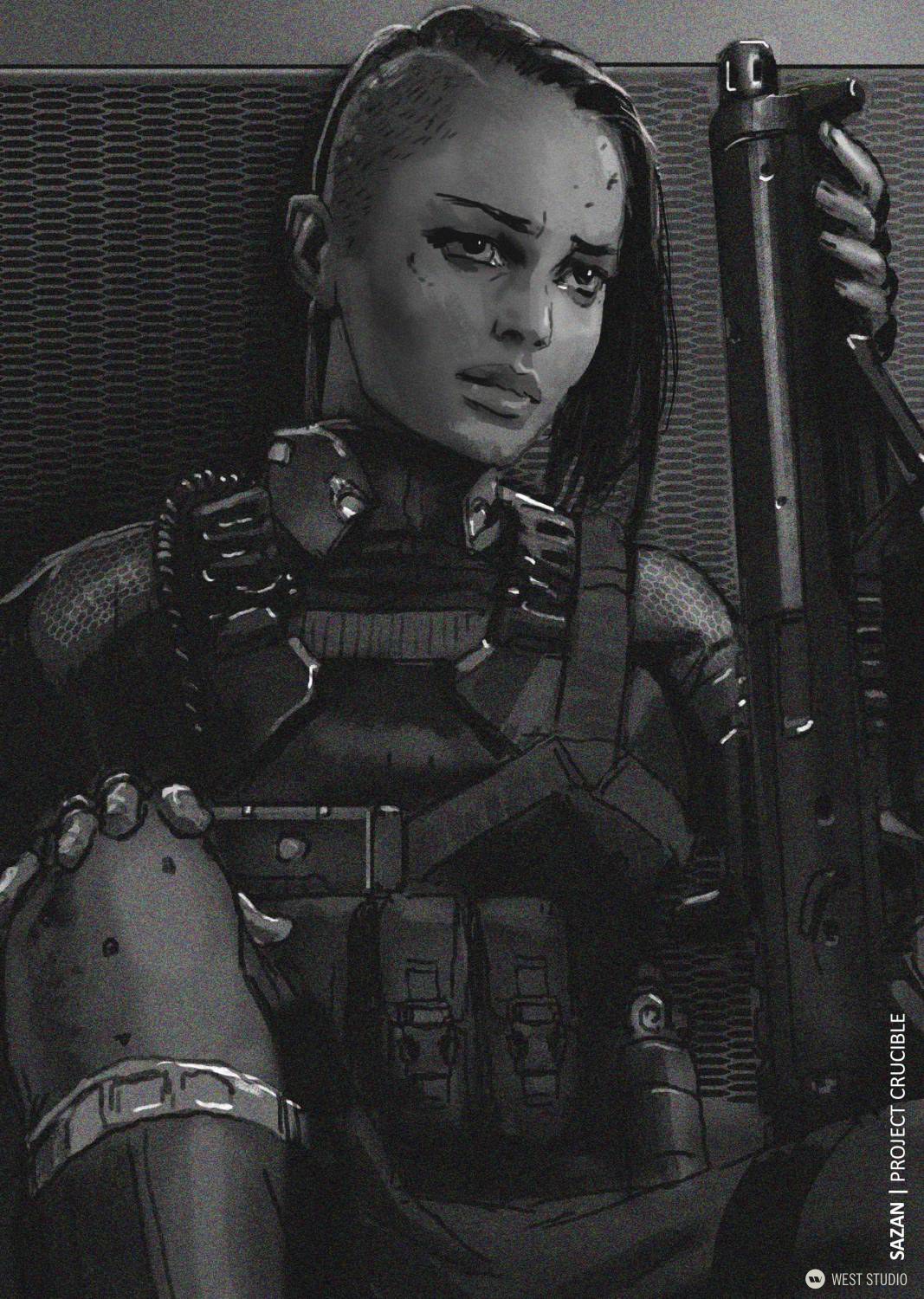 concept art, visual development, character design, game development, science fiction, sci-fi