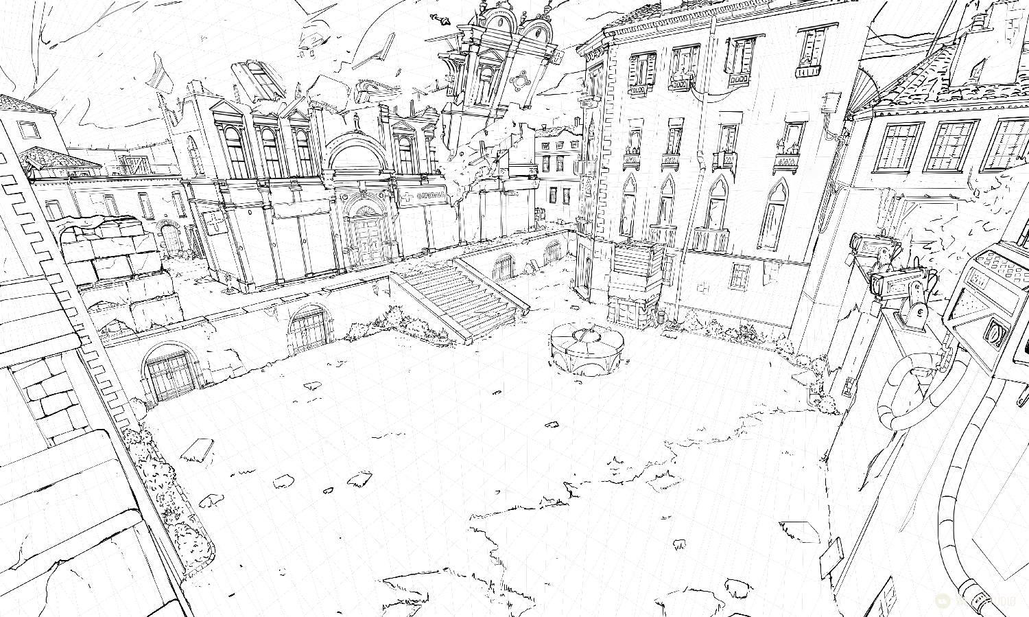 Riot Games, Valorant, Concept Art, Environment Concepts, Maps, Levels, Gave Development, Layout, Visual Development, Games