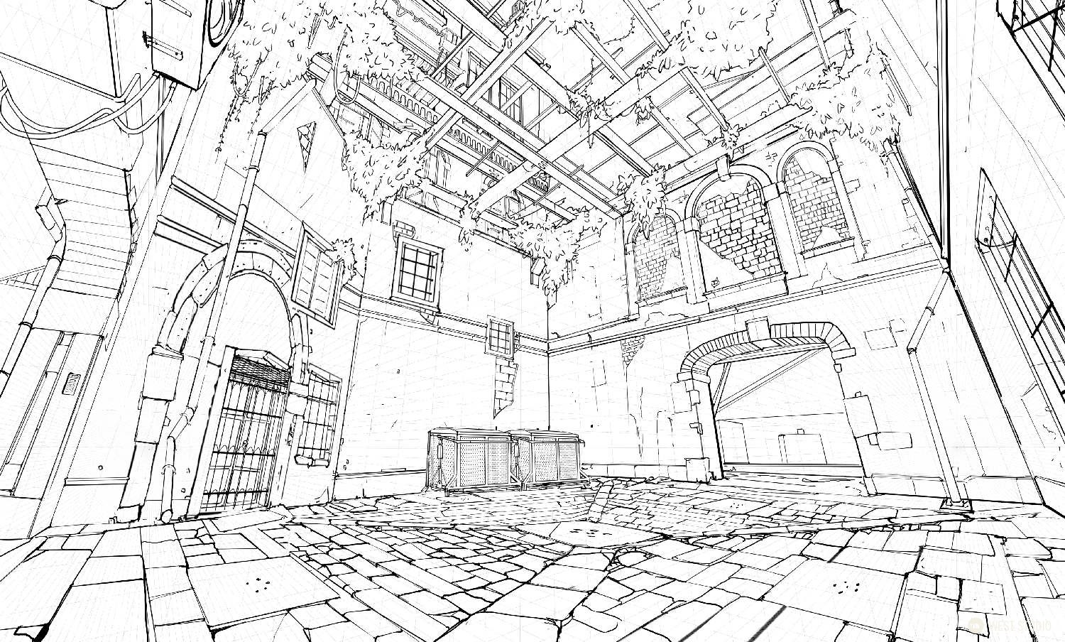 Riot Games, Valorant, Concept Art, Environment Concepts, Maps, Levels, Gave Development, Layout, Visual Development, Games