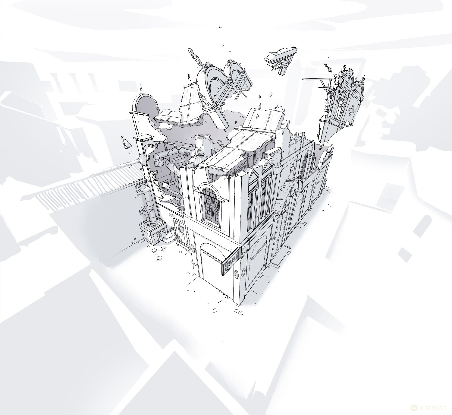 Riot Games, Valorant, Concept Art, Environment Concepts, Maps, Levels, Gave Development, Layout, Visual Development, Games