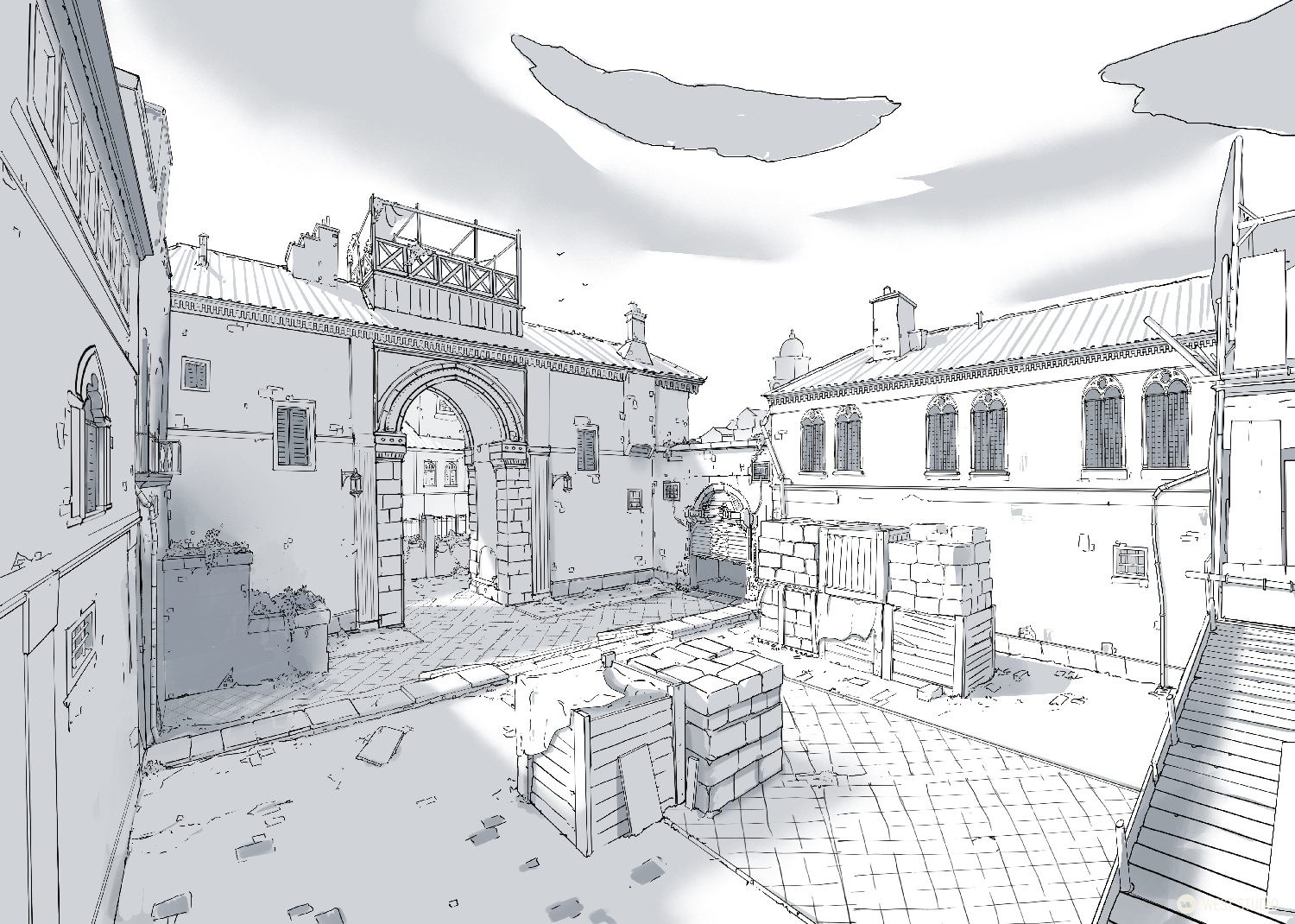 Riot Games, Valorant, Concept Art, Environment Concepts, Maps, Levels, Gave Development, Layout, Visual Development, Games