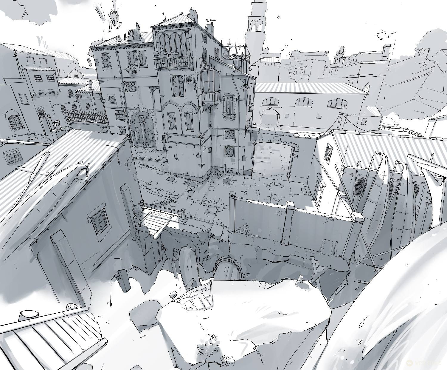 Riot Games, Valorant, Concept Art, Environment Concepts, Maps, Levels, Gave Development, Layout, Visual Development, Games