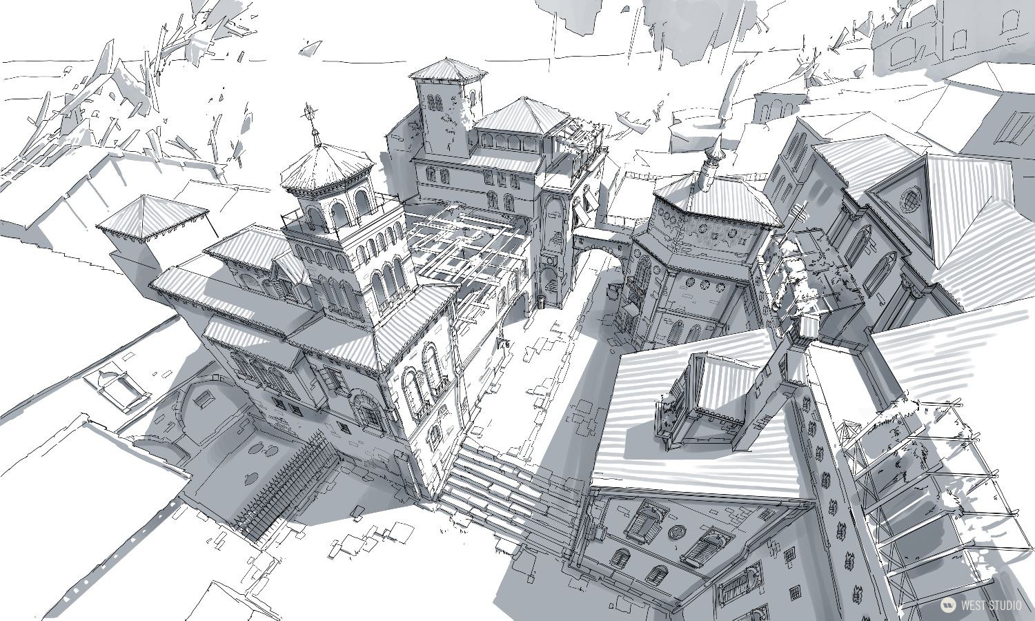 Riot Games, Valorant, Concept Art, Environment Concepts, Maps, Levels, Gave Development, Layout, Visual Development, Games