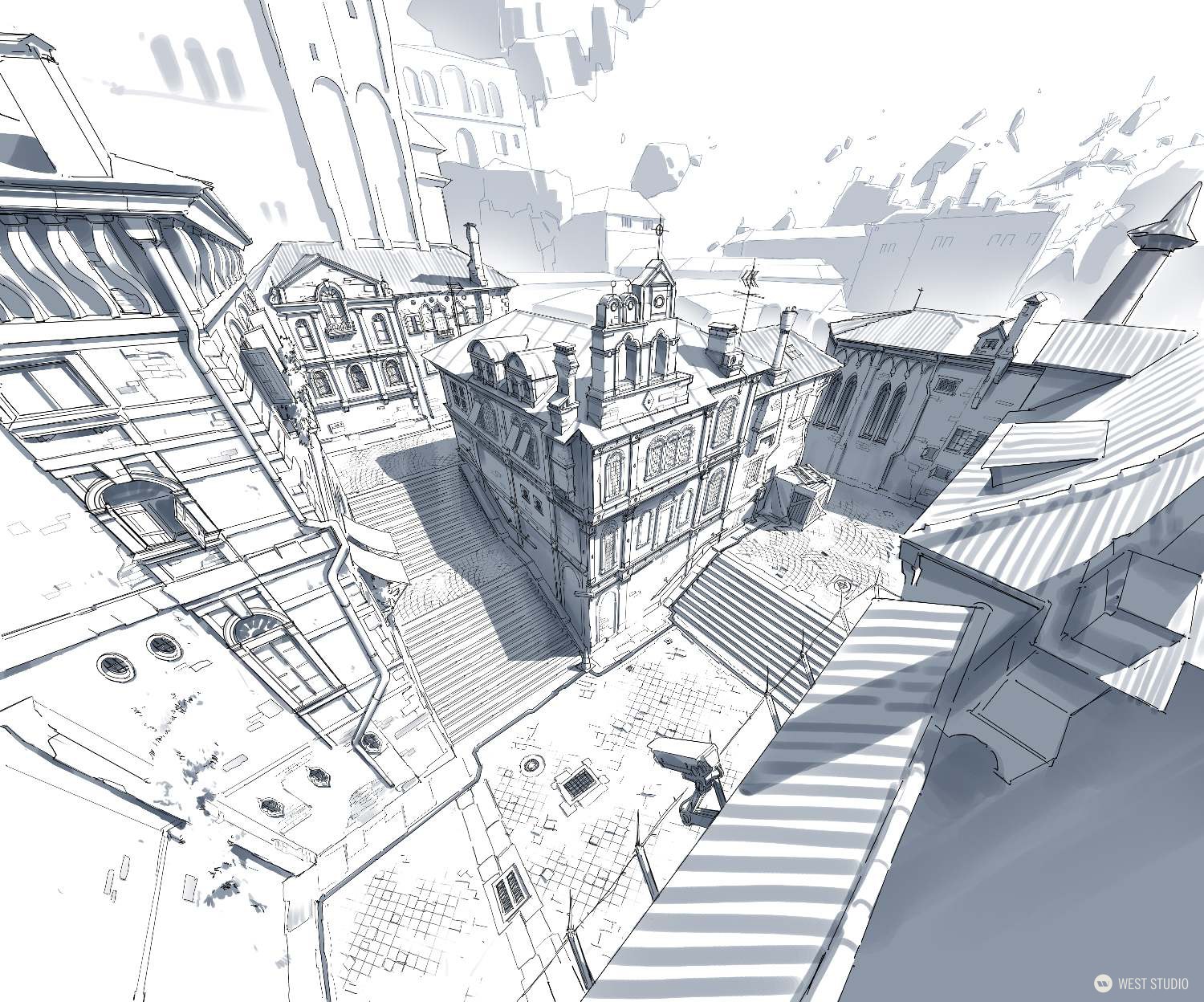 Riot Games, Valorant, Concept Art, Environment Concepts, Maps, Levels, Gave Development, Layout, Visual Development, Games