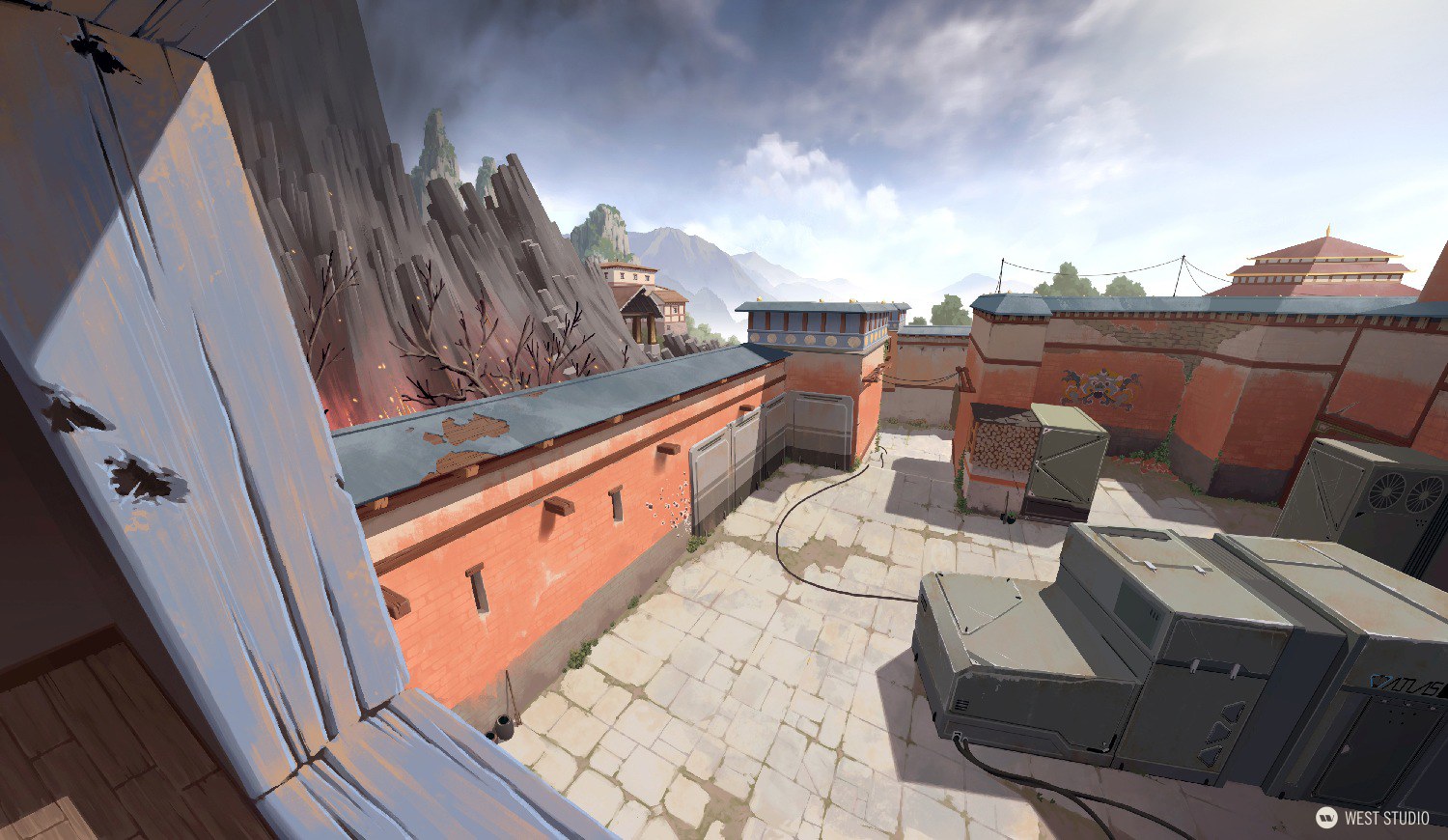 Riot Games, Valorant, Concept Art, Environment Concepts, Maps, Levels, Gave Development, Layout, Visual Development, Games