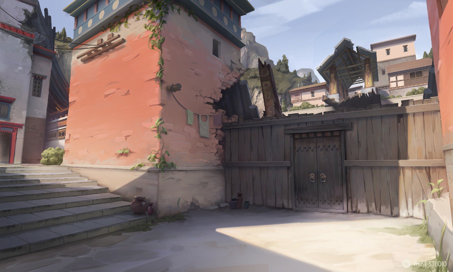 Riot Games, Valorant, Concept Art, Environment Concepts, Maps, Levels, Gave Development, Layout, Visual Development, Games