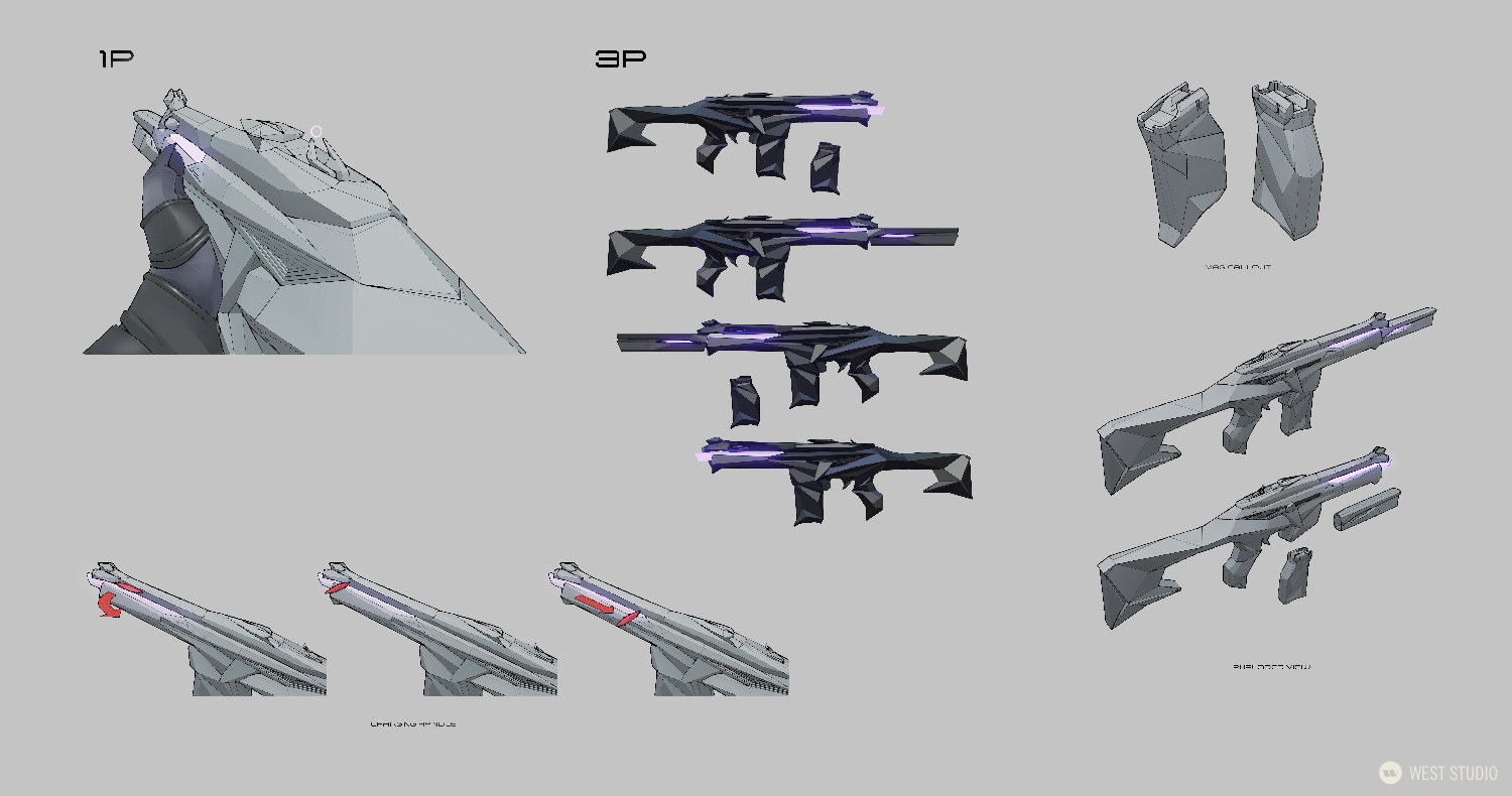Riot Games, Valorant, Concept Art, Weapon Design, Game Development, Visual Development, Games