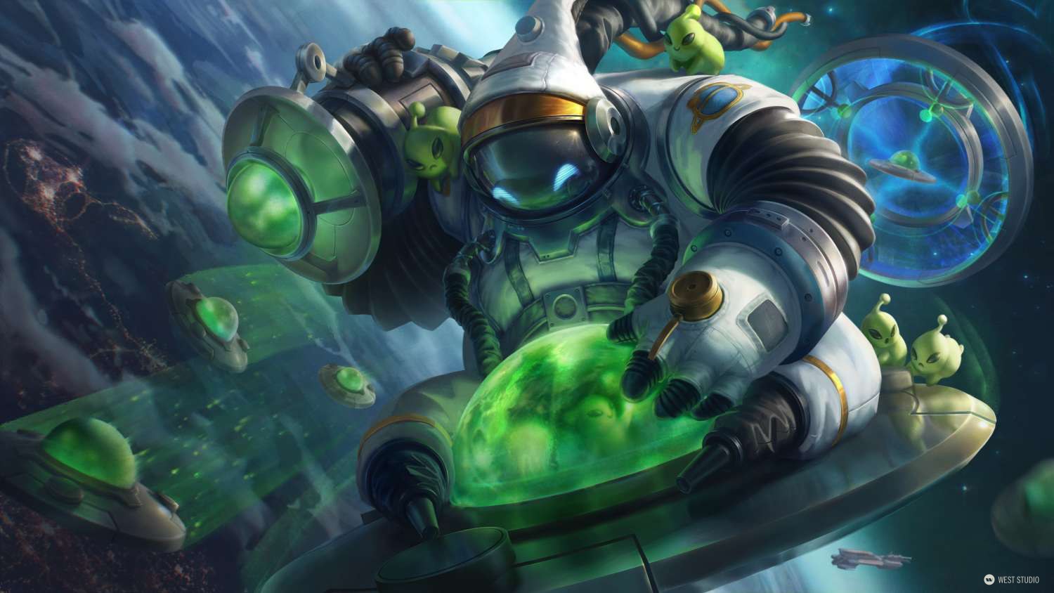 League of Legends, Riot Games, LOL, Splash, Illustration, West Studio, Mingchen Shen, Skins, Rendering, 