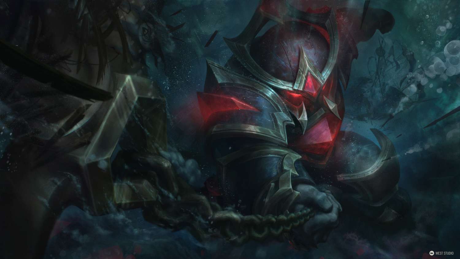 League of Legends, Riot Games, LOL, Splash, Illustration, West Studio, Mingchen Shen, Skins, Rendering, 