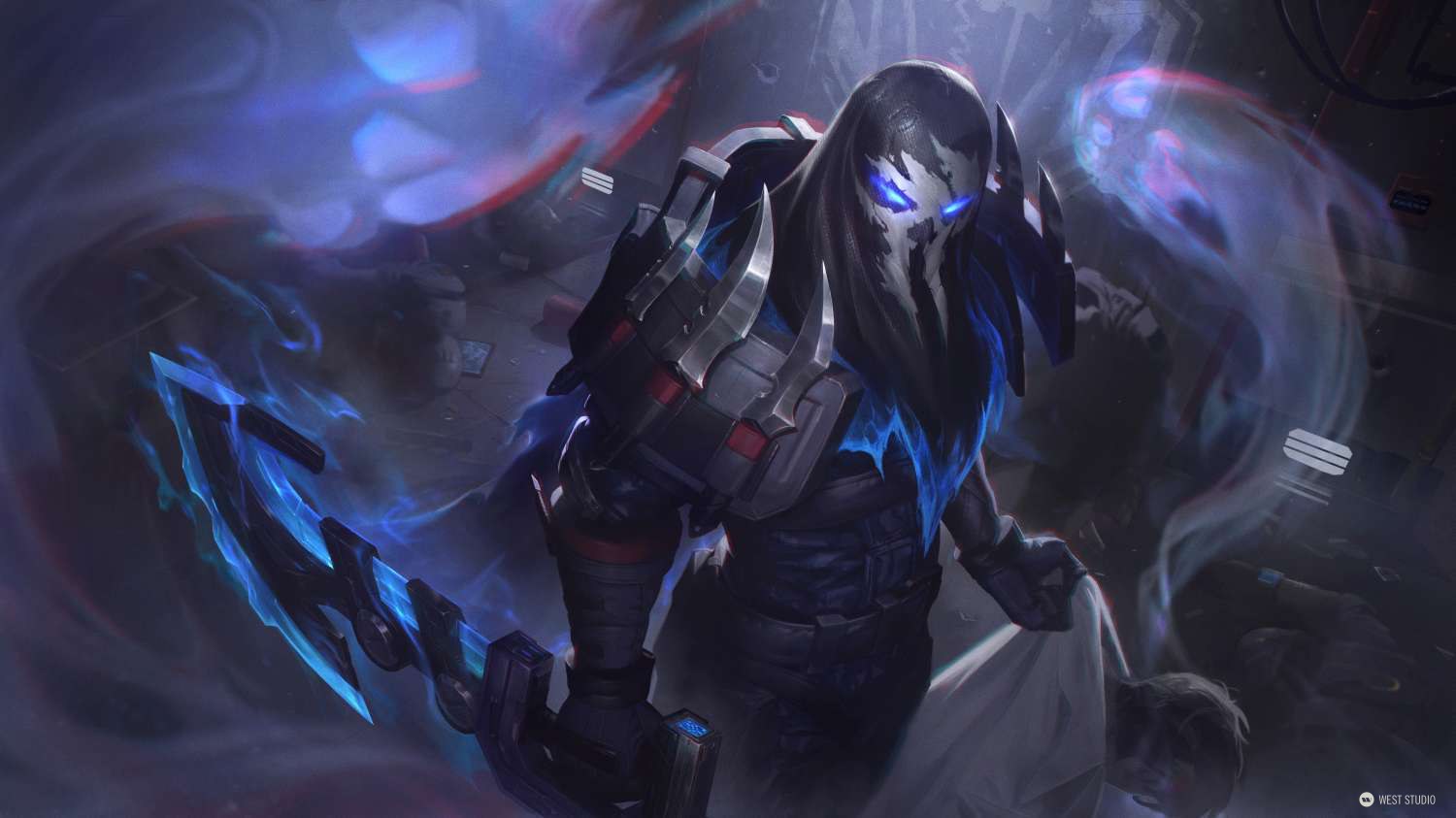 League of Legends, Riot Games, LOL, Splash, Illustration, West Studio, Mingchen Shen, Skins, Rendering, 