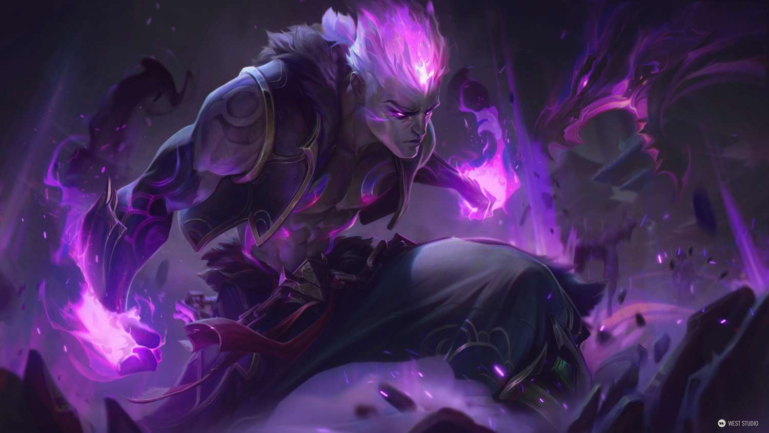 League of Legends, Riot Games, LOL, Splash, Illustration, West Studio, Mingchen Shen, Skins, Rendering, 