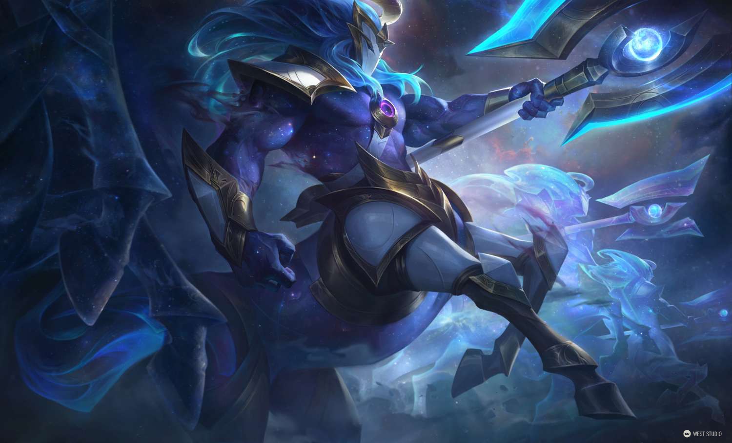 League of Legends, Riot Games, LOL, Splash, Illustration, West Studio, Mingchen Shen, Skins, Rendering, 