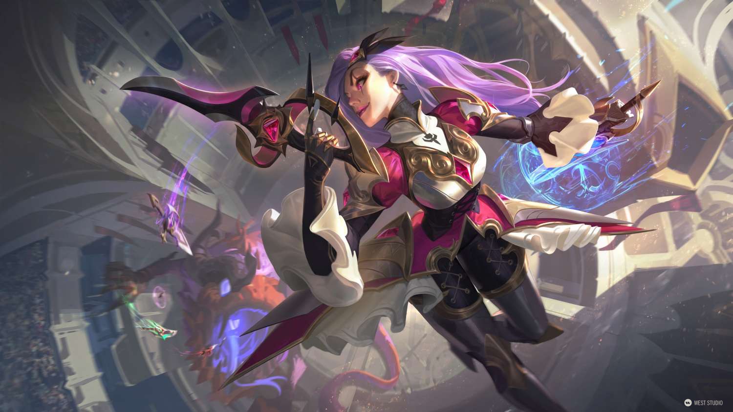 League of Legends, Riot Games, LOL, Splash, Illustration, West Studio, Mingchen Shen, Skins, Rendering, 