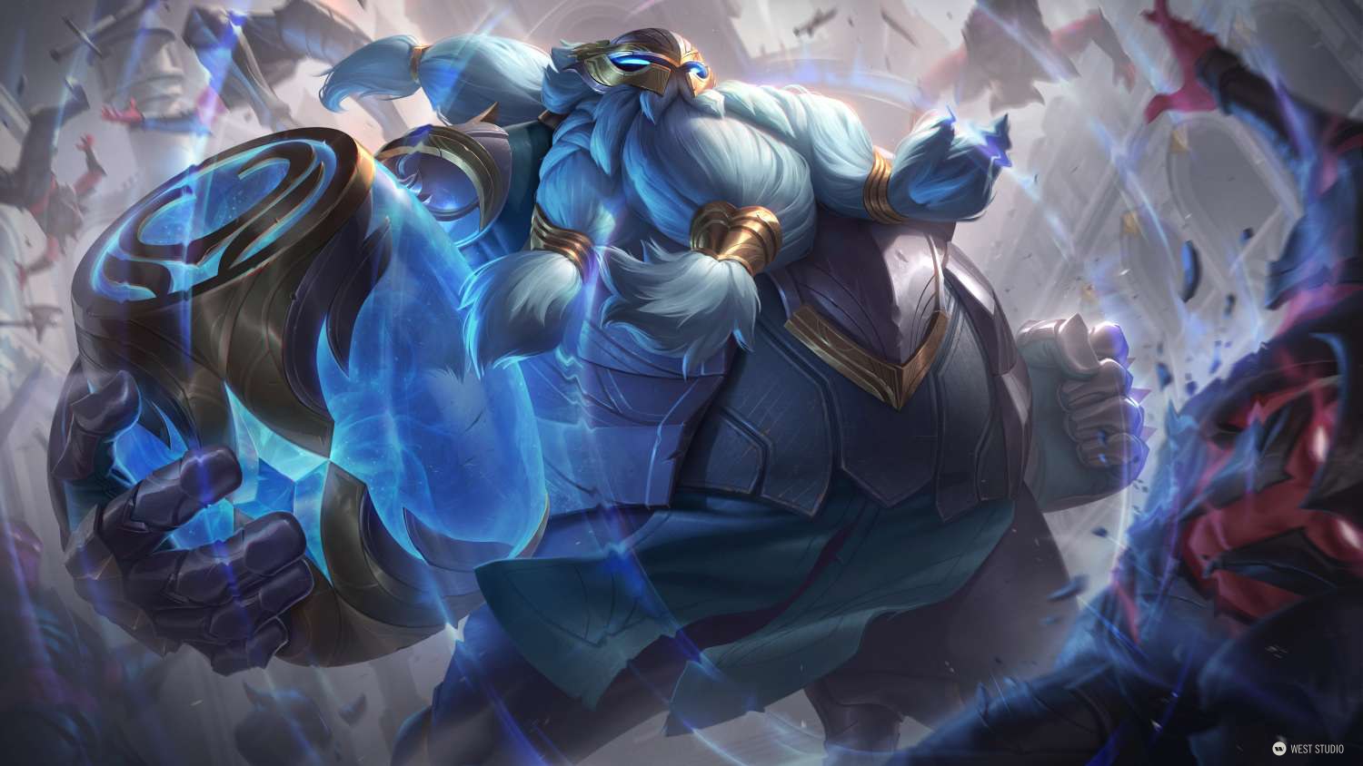 League of Legends, Riot Games, LOL, Splash, Illustration, West Studio, Mingchen Shen, Skins, Rendering, 