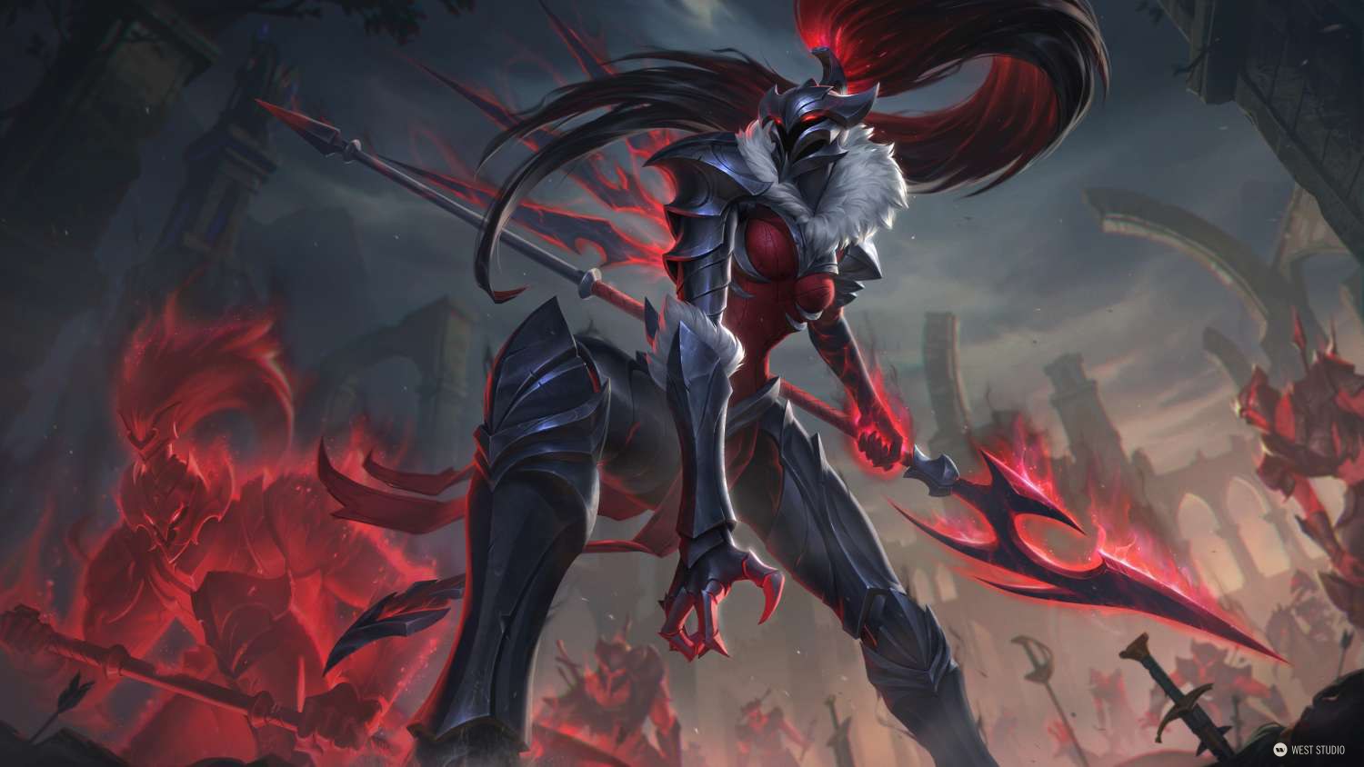 League of Legends, Riot Games, LOL, Splash, Illustration, West Studio, Mingchen Shen, Skins, Rendering, 