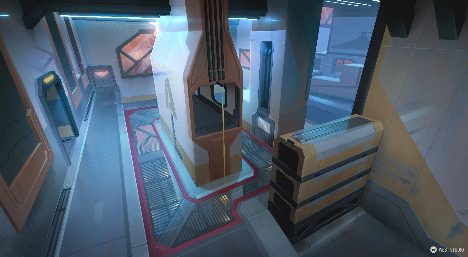 Riot Games, Riot, Valorant, Illustration, environment concept, Game Development, In Game Art, location design, West Studio, Digital Art, map development