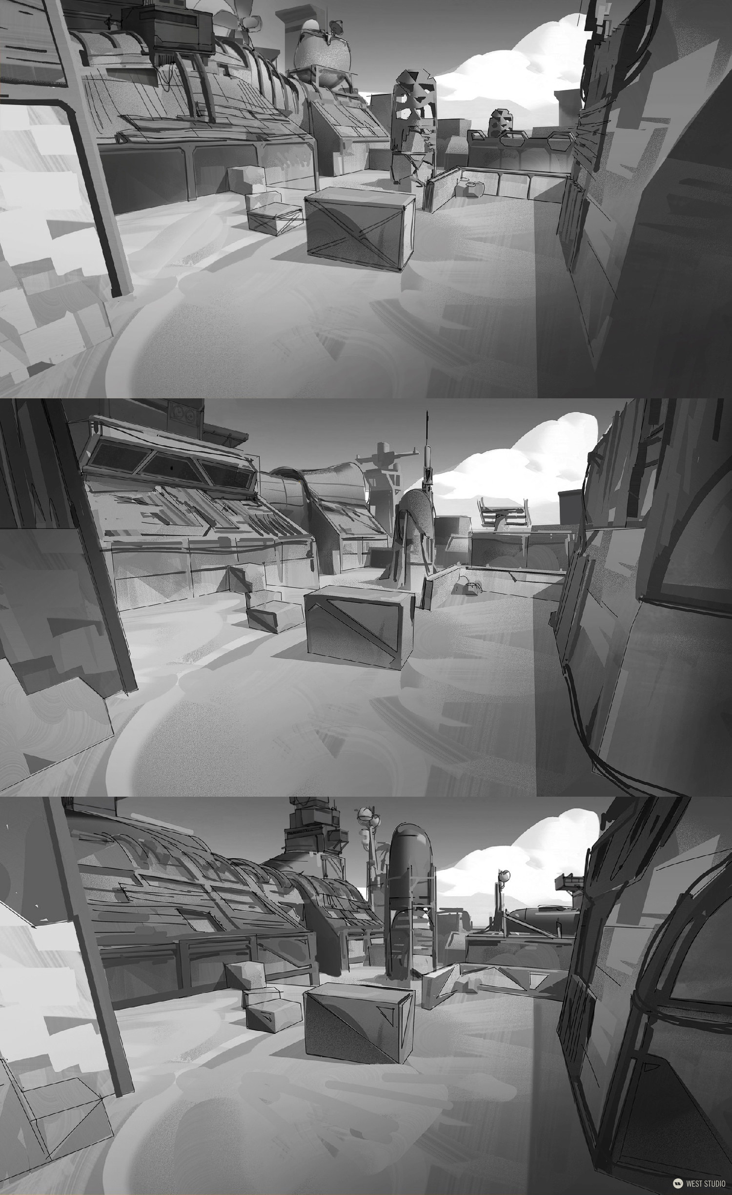 Riot Games, Riot, Valorant, Illustration, Environment Concepts, Concept Art, Game Development, In Game Art, West Studio, Digital Art, Location Design