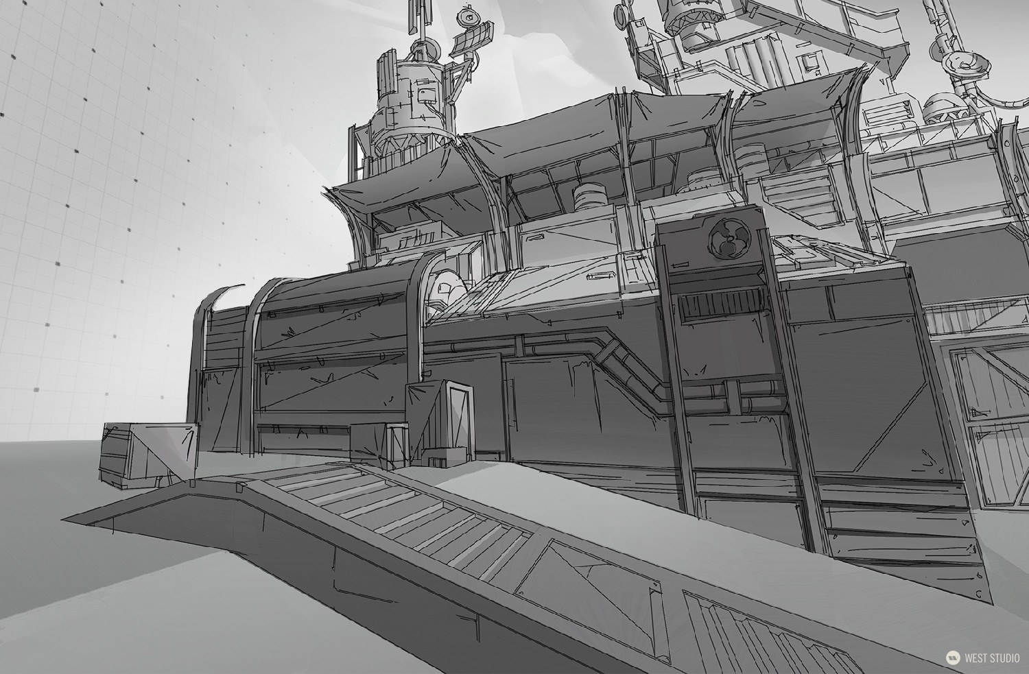 Riot Games, Riot, Valorant, Illustration, Environment Concepts, Concept Art, Game Development, In Game Art, West Studio, Digital Art, Location Design