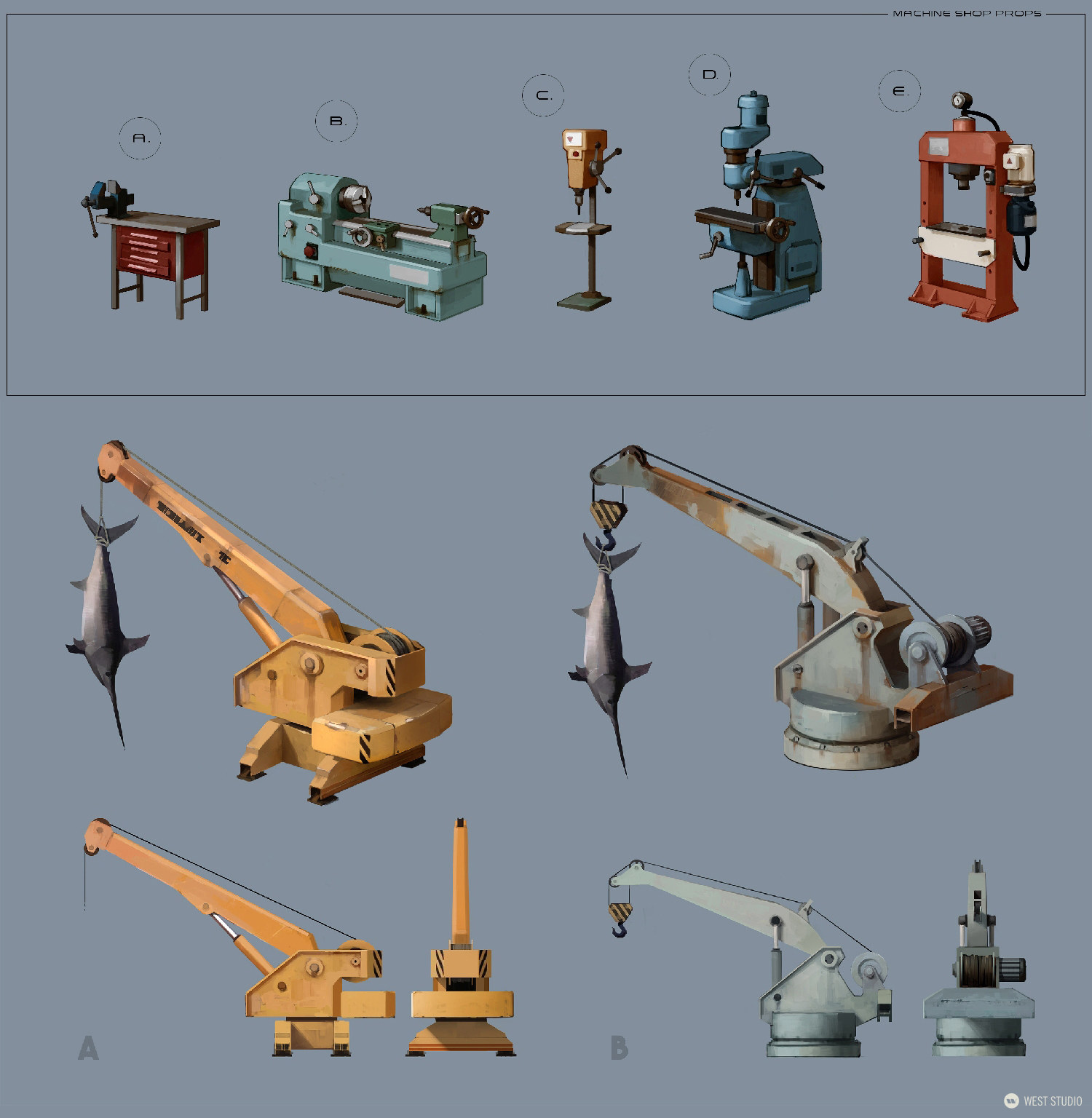 Riot Games, Riot, Valorant, Illustration, Game Development, In Game Art, West Studio, Digital Art, Map Development, Props