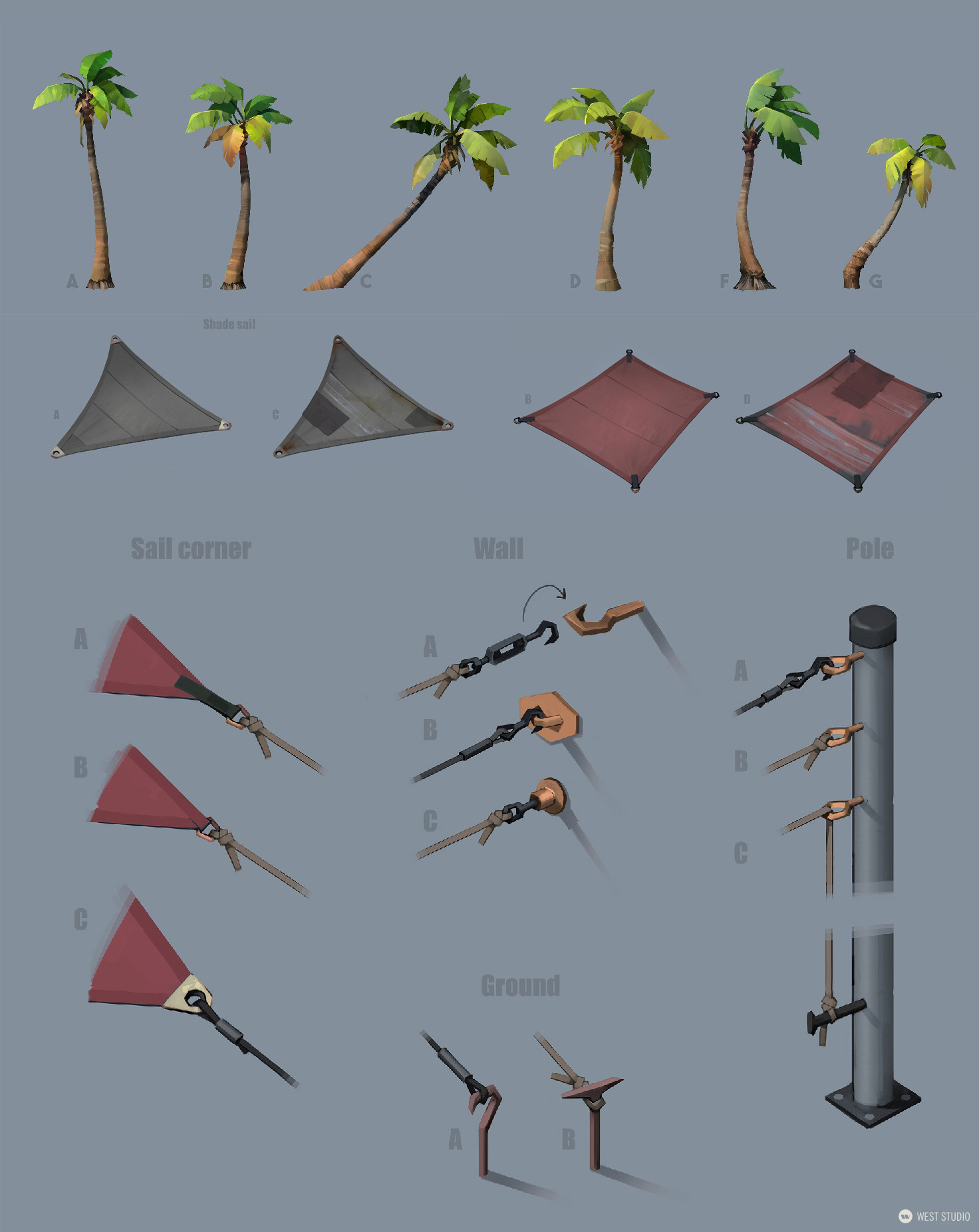 Riot Games, Riot, Valorant, Illustration, Game Development, In Game Art, West Studio, Digital Art, Map Development, Props