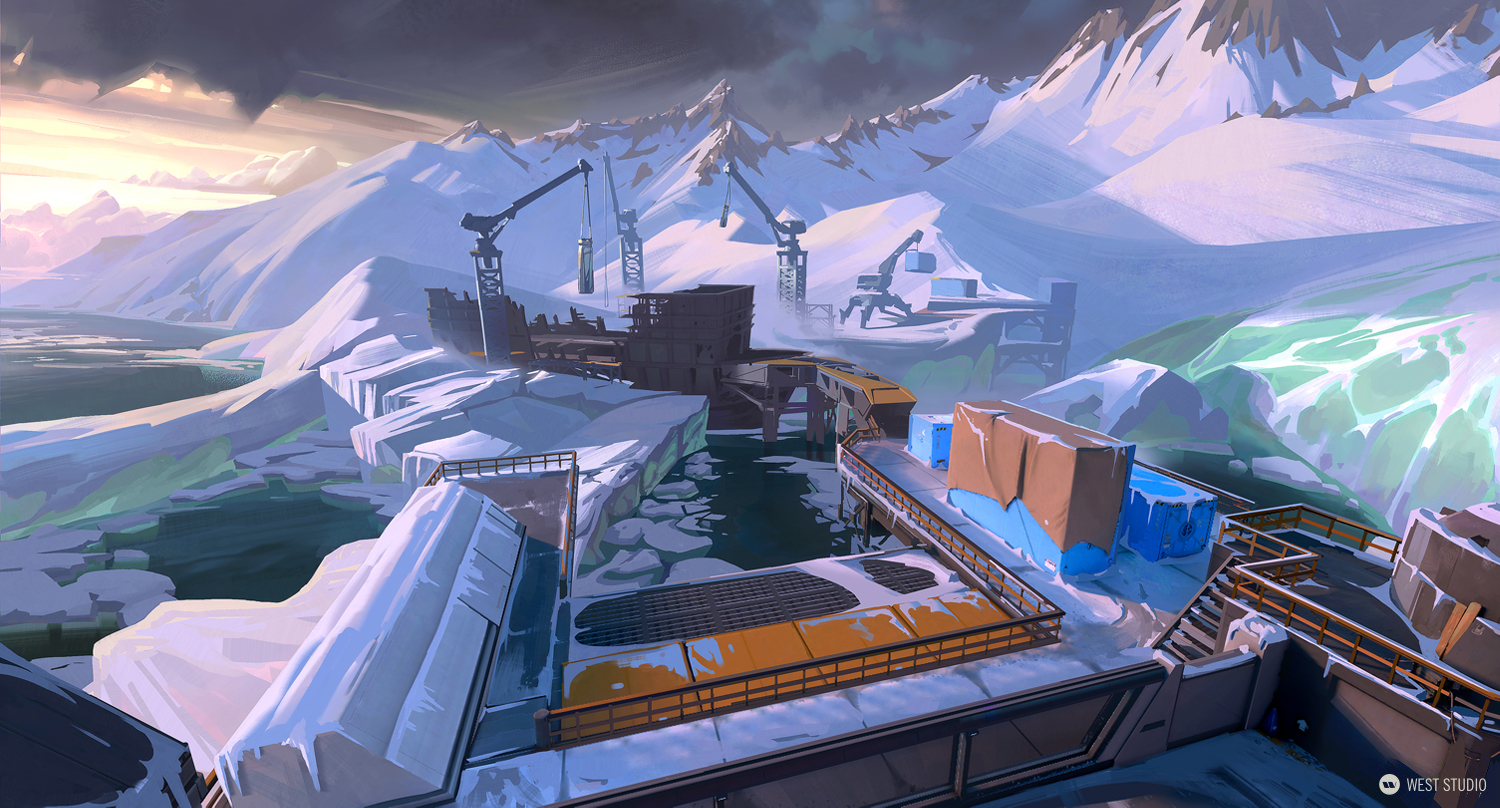 Riot Games, Riot, Valorant, Illustration, environment concept, Game Development, In Game Art, location design, West Studio, Digital Art, map development