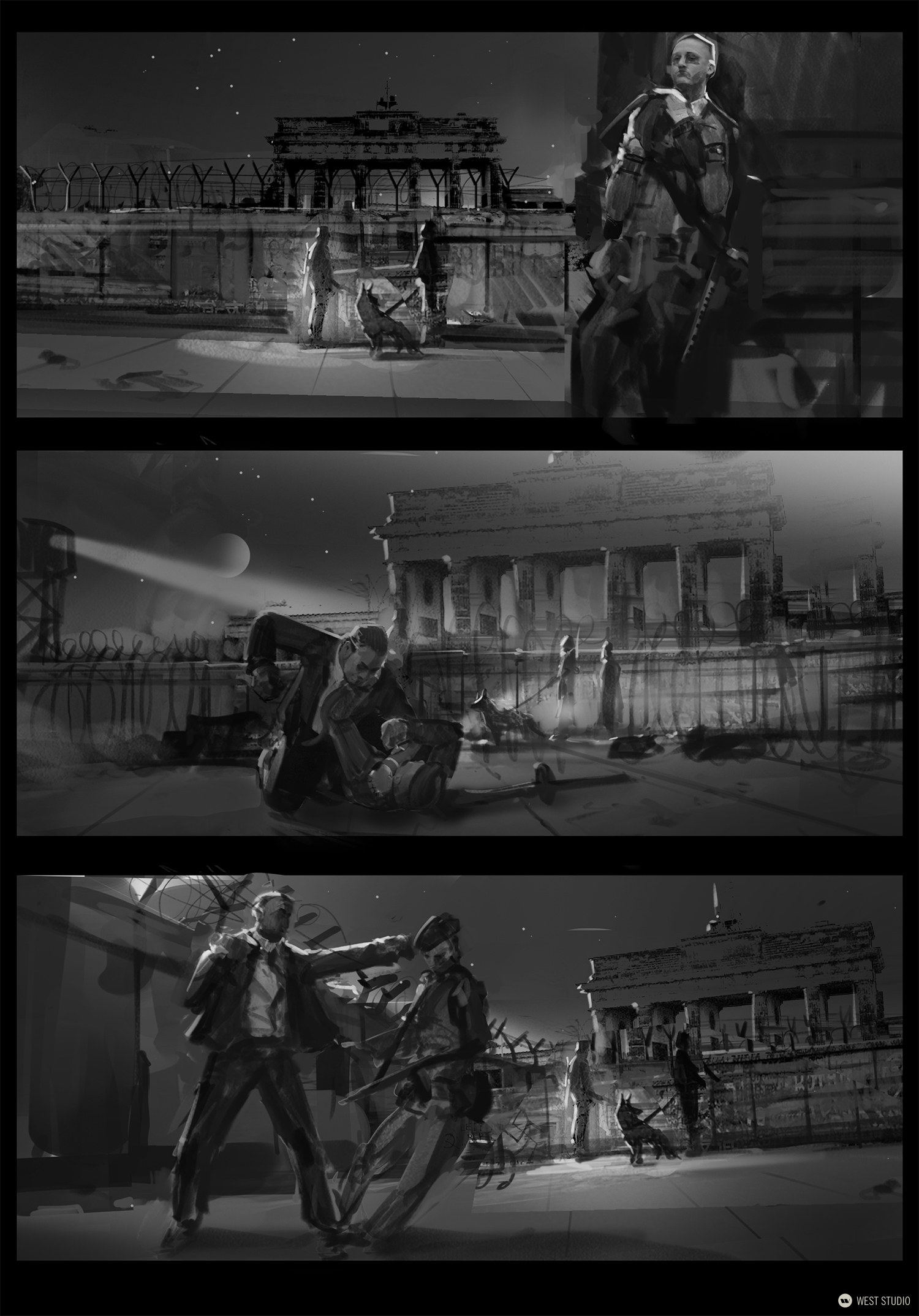 Big Red Button, West Studio, Concepts, Concept Art, Environment Concept, Key Art, Pitch Artwork