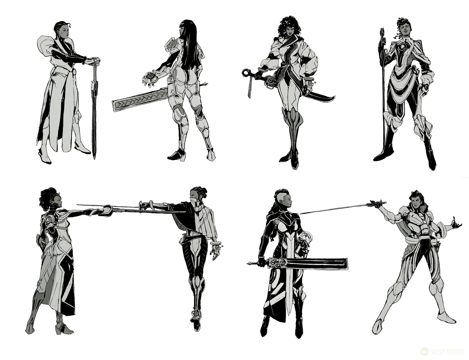 concept art, visual development, character design, game development, science fiction, sci-fi, realistic