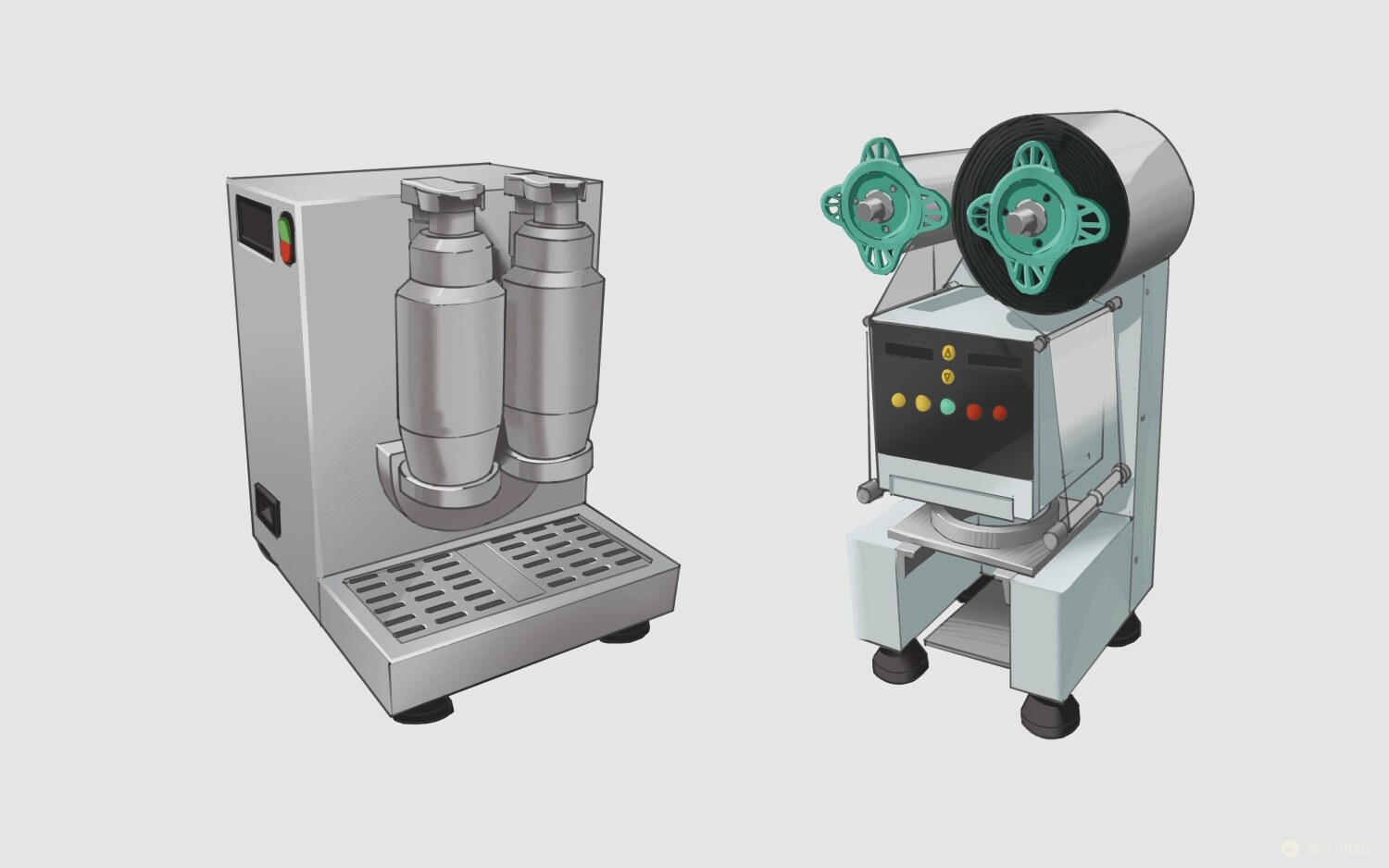 Riot Games, Riot, Valorant, Illustration, Game Development, In Game Art, West Studio, Digital Art, Map Development, Sunset, Bubble Tea Machine, Concept Art 