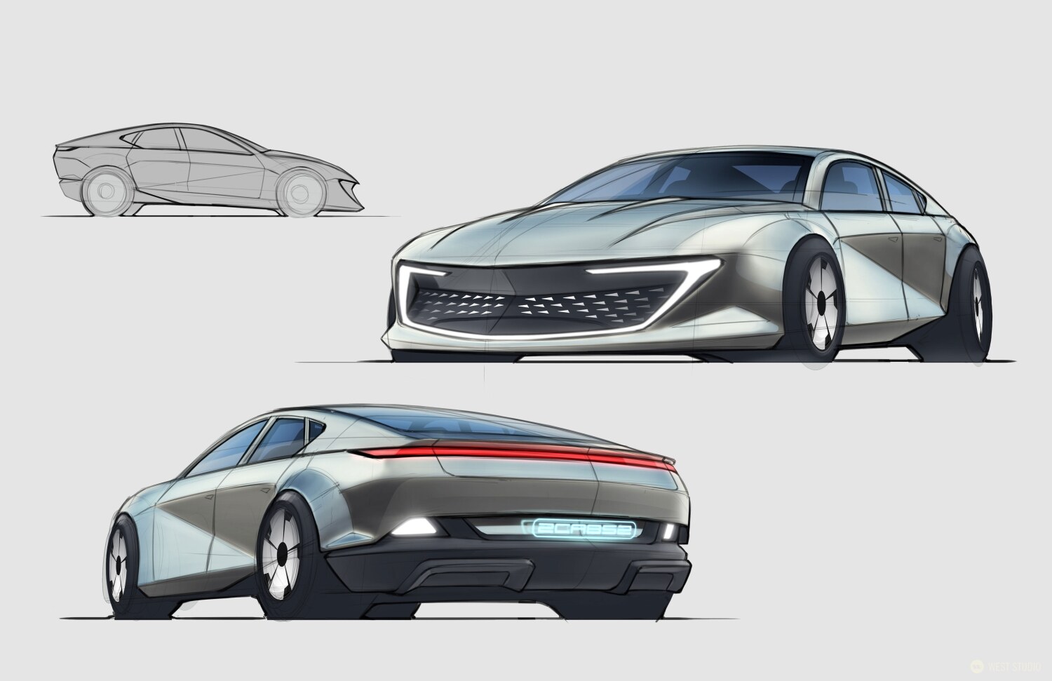 Riot Games, Riot, Valorant, Illustration, Game Development, In Game Art, West Studio, Digital Art, Map Development, Sunset, Concept Art, Sports Car Design, Car Design