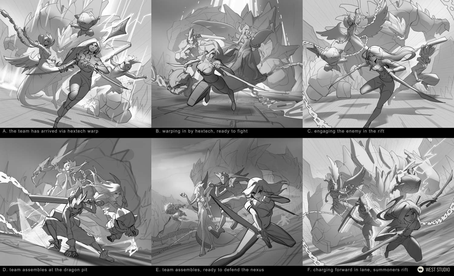 key art, illustration, Art Direction, concept art, Riot Games, League of Legends, 2023 season key visual