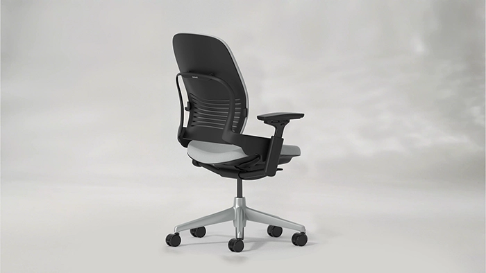Modern ergonomic task chair with mesh back and adjustable arms designed for everyday office use