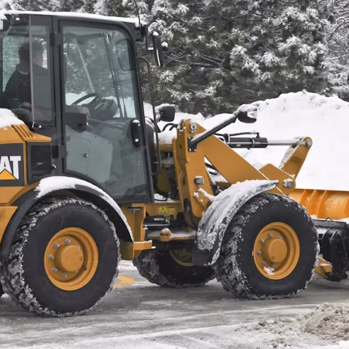 commercial snow removal by RFS Lawn and Landscapes in West Chester Ohio