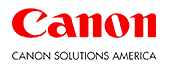 Canon Solutions America company logo in red and black text.