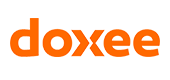 Doxee company logo in orange text.