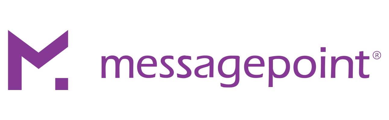 Messagepoint company logo with a stylized purple M and the word messagepoint in purple text.