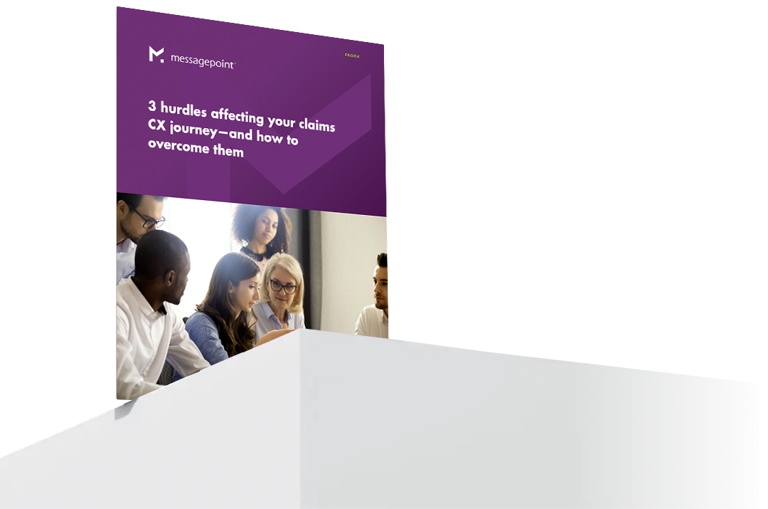 Call-to-action graphic for an eBook on three customer experience hurdles