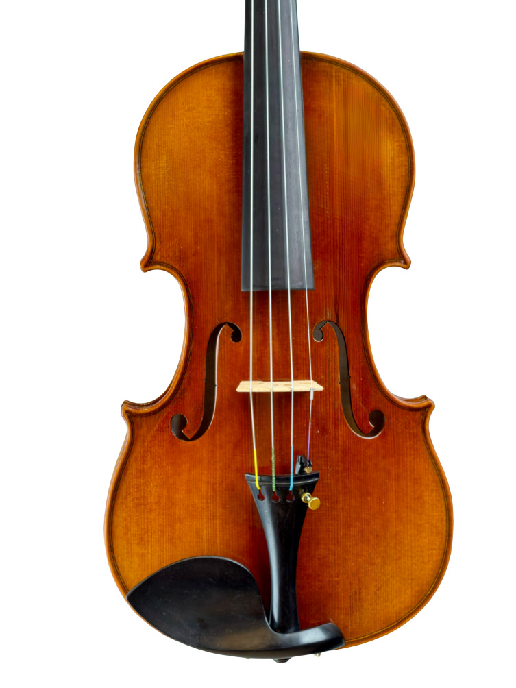 Mute strings Liekinheitin viulu 4/4 edestä