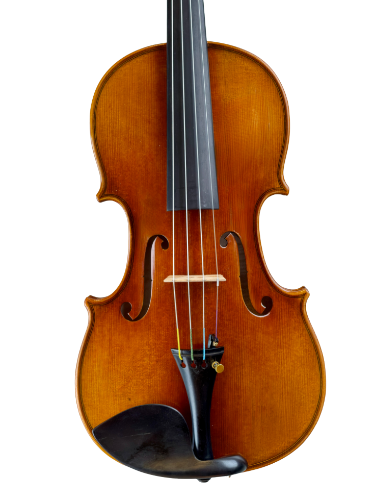 Mute strings Liekinheitin viulu 4/4 edestä