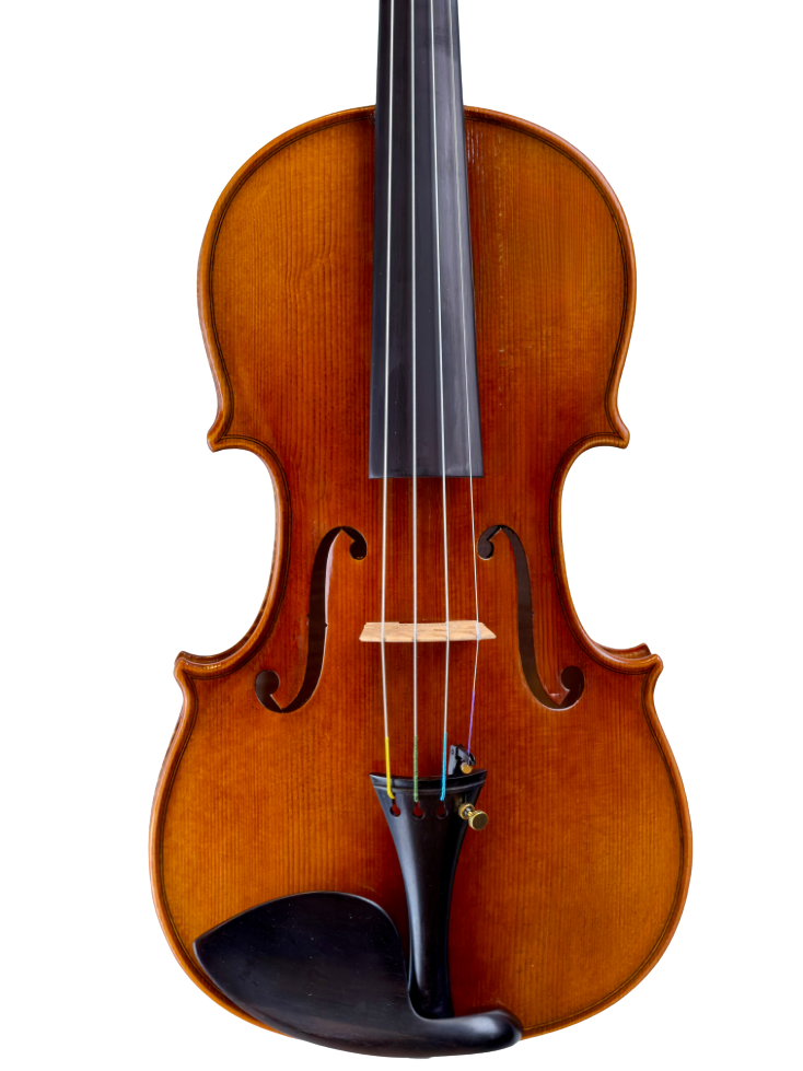 Mute strings Liekinheitin viulu 4/4 edestä