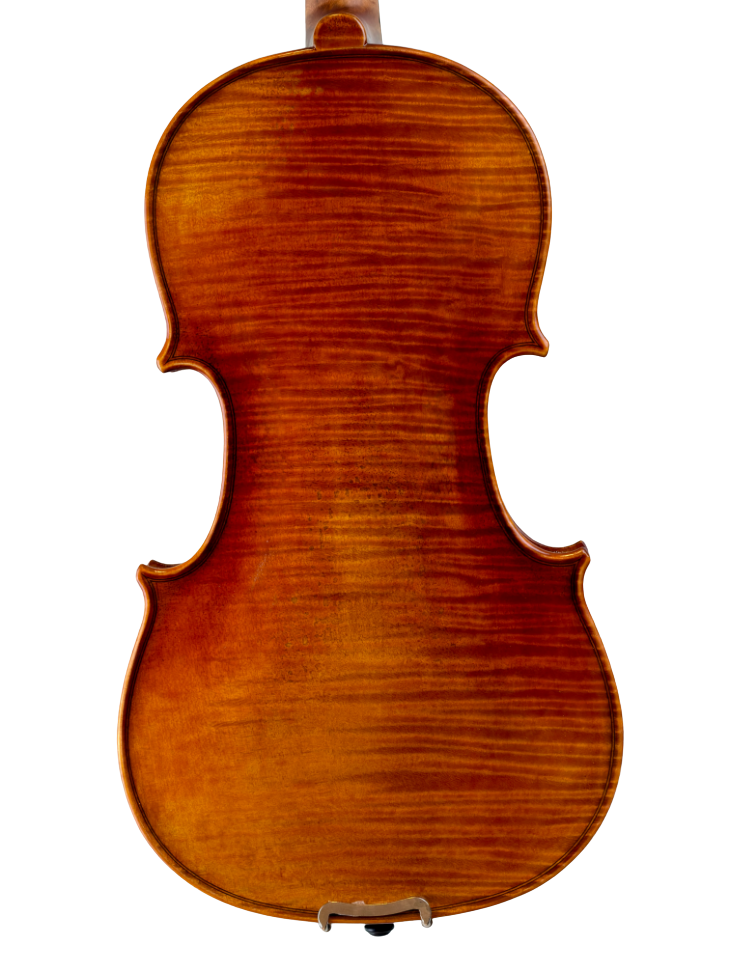 Mute strings Liekinheitin viulu 4/4 takaa
