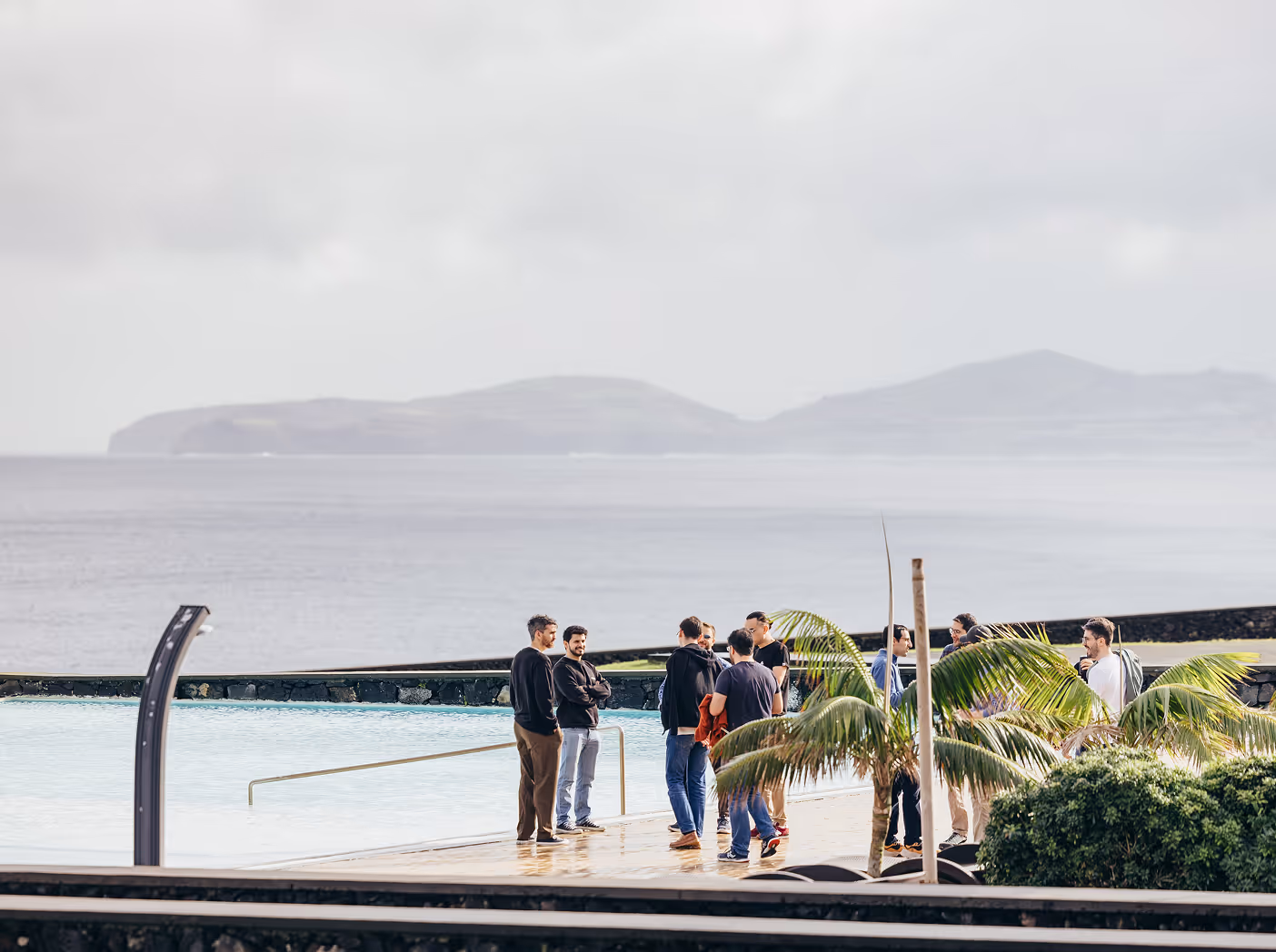 Amplemarket team in São Miguel, Azores