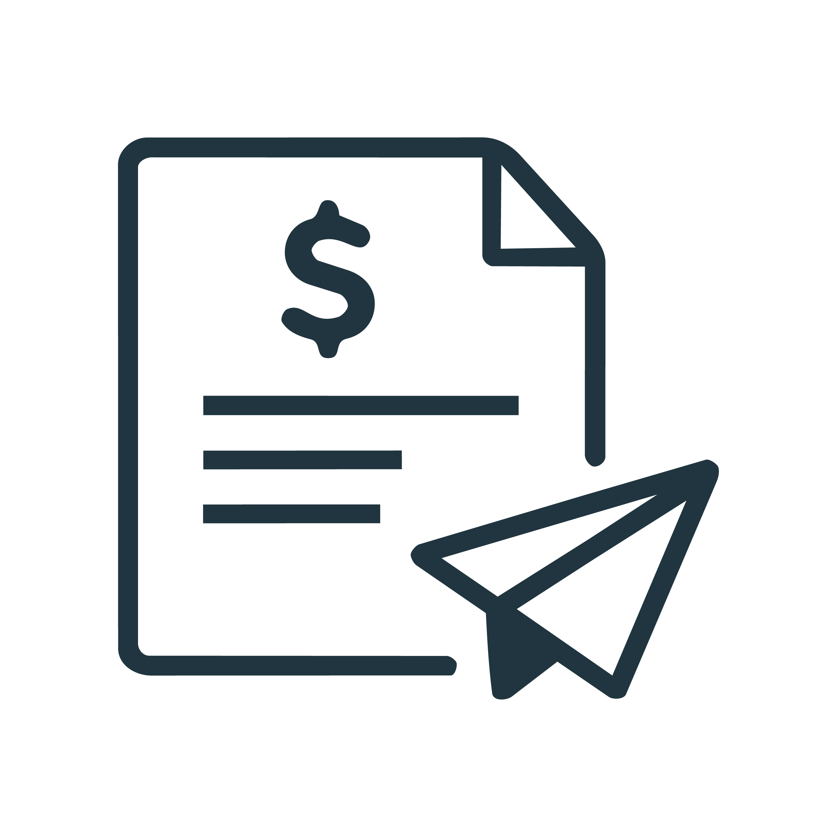 An icon to represent the first step of our process "request a free estimate"