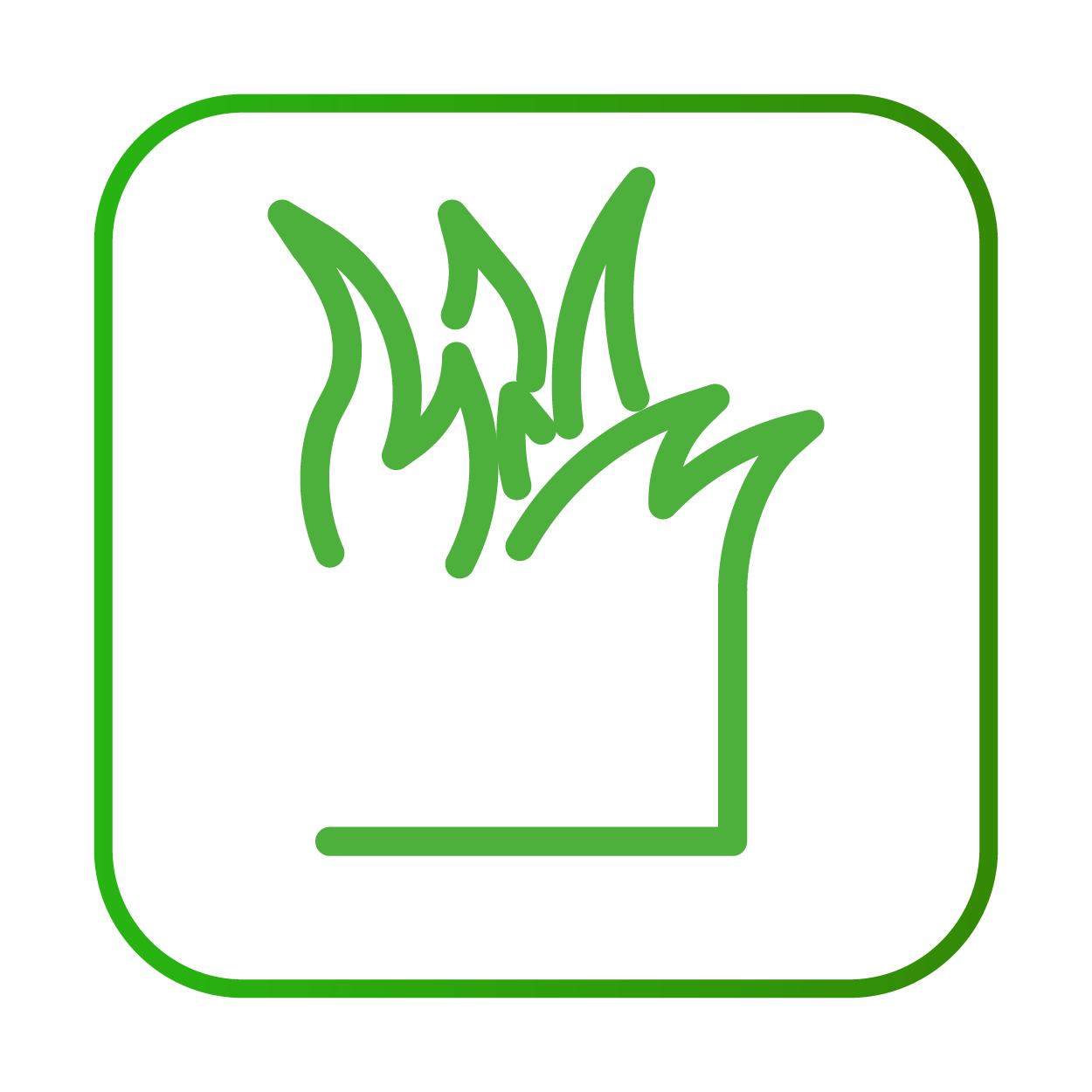 an icon of grass, for the service sod installation.
