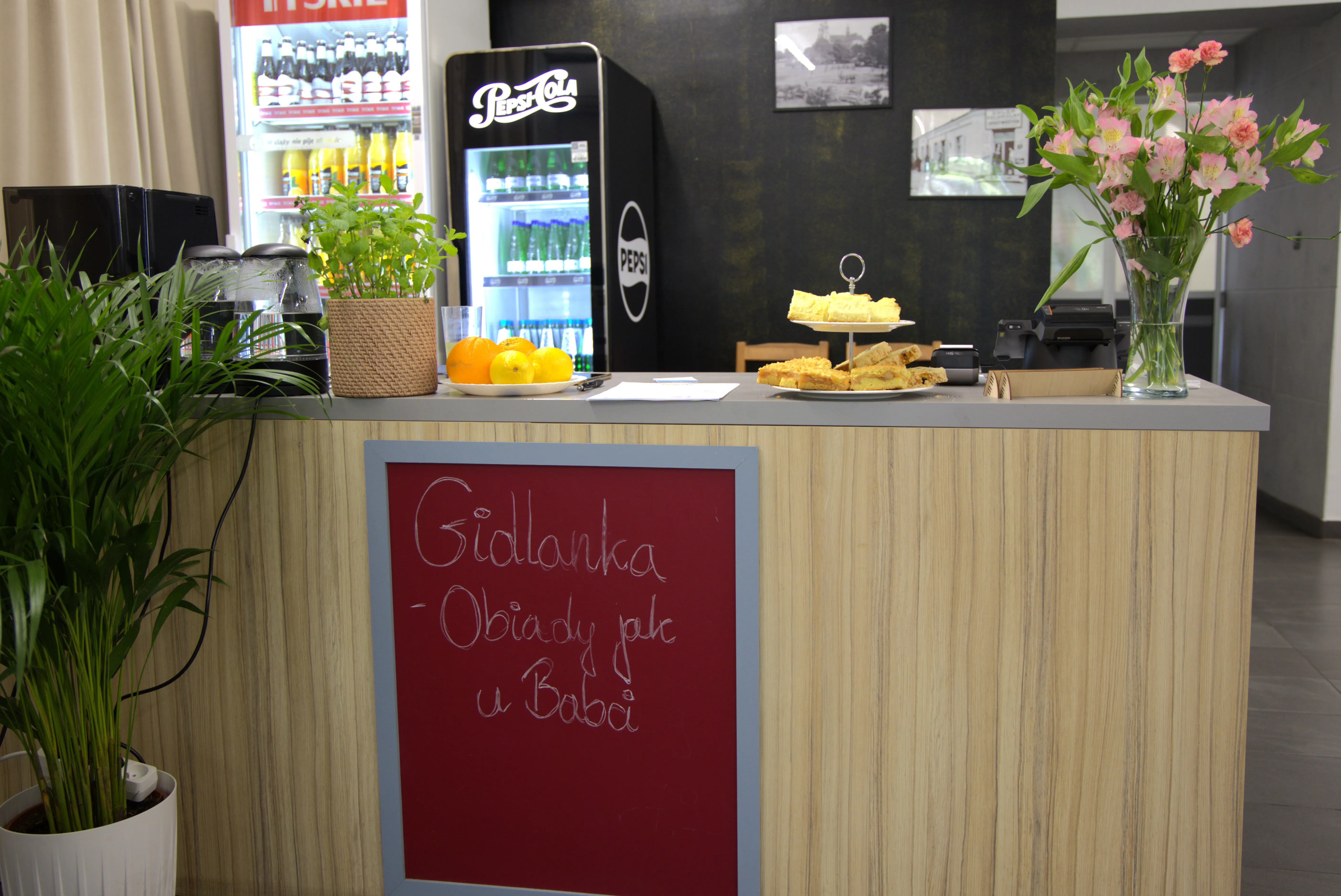 Lada obsługi w Bistro Gidlanka