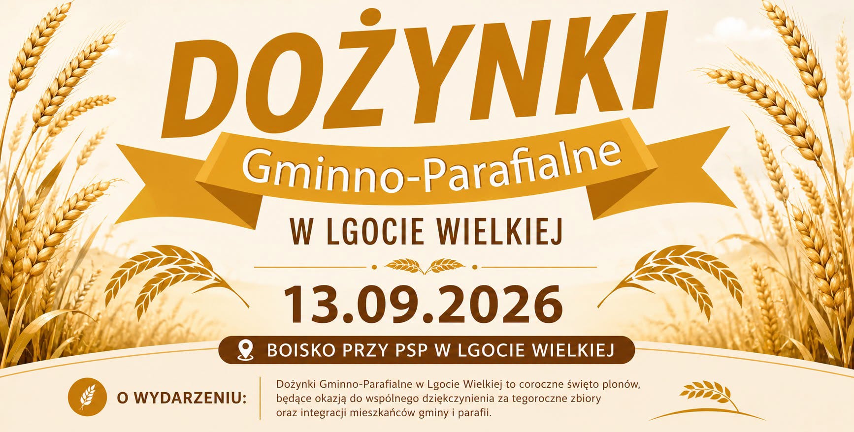 Plakat dożynkowy