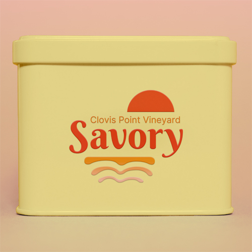 A wine cooler made for the fictitious wine brand known as "Savory."