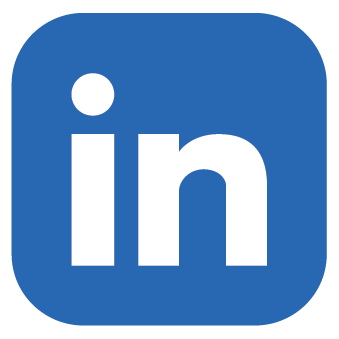 A recreation of the LinkedIn logo. This image was made with a reference from UXWing.
